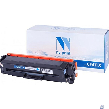 NV Print CF411X Картридж для HP Laser Jet Pro M377dw/M452nw/M452dn/M477fdn/M477fdw/M477fnw, Cyan, 5000 к