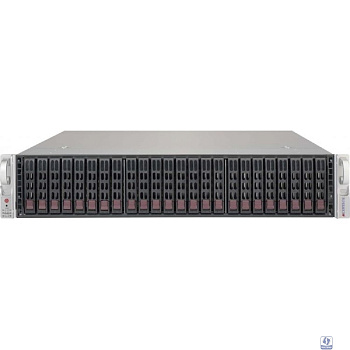 Supermicro server chassis CSE-216BE2C-R920LPB, 2U, 24 x 2.5" hot-swap SAS/SATA drive bay, optional 2 x 2.5" hot-swap drive bay, 1U 920W RPSU