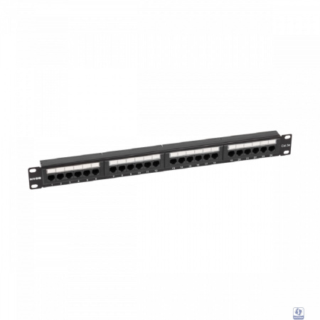 NTSS Патч-панель NTSS 24 UTP порта RJ45, cat.5е, 1U, Dual IDC, без органайзера NTSS-PP-1U-24-UTP-RJ45-5e-D