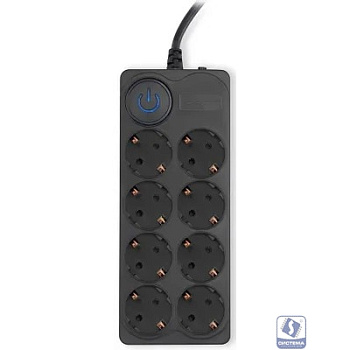 Ippon Сетевой фильтр BK-8-EU-5-16-B, 5м, черный (1804854)