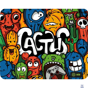 Коврик для мыши Cactus Colorful Cacti 400x300x3мм (CS-MP-PRO07XL)