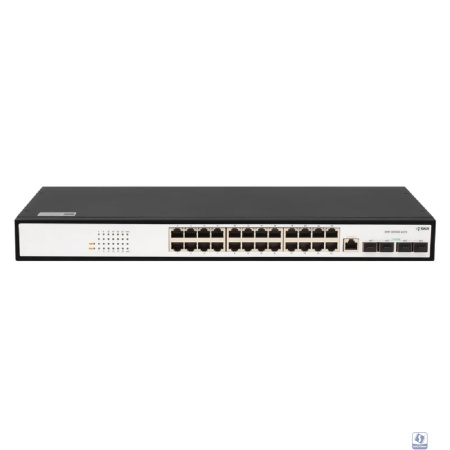SNR SNR-S5110G-24TX Управляемый коммутатор уровня 2+, 24 порта 10/100/1000Base-T, 4 порта 1/10G SFP+, встроенный БП ~220V AC