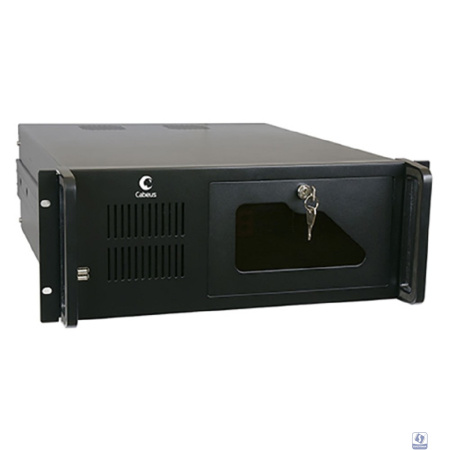 CABEUS CL-407L КОРПУС СЕРВЕРНЫЙ 19" 4U, RM: 530X430X177, 3X5.25"+1X3.5"+8X3.5"HDD, БЕЗ БЛОКА ПИТАНИЯ