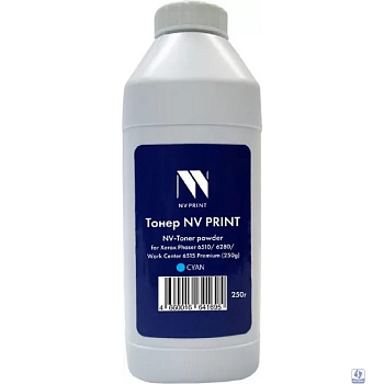 Тонер + девелопер NVP для Xerox Phaser 6510, 6280, WorkCenter 6515 Premium (250г) Cyan