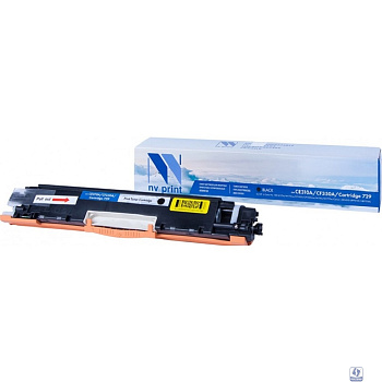 NVPrint CE310A/CF350A/Canon 729 Картридж для HP LaserJet Color Pro 100 M175a/M175nw/CP1025/CP1025nw/M176n/M177fw/Canon i-SENSYS LBP7010C/LBP7018C Black (1300k)