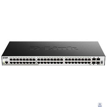 D-Link DGS-1510-52X/A2A PROJ Управляемый L2+ стекируемый коммутатор с 48 портами 10/100/1000Base-T и 4 портами 10GBase-X SFP+