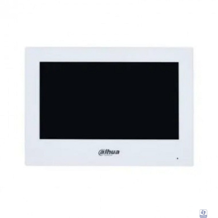 DAHUA DHI-VTH2621GW-P Видеодомофон IP 7 дюймовый, белый, ёмкостной сенсорный экран, питание DC 12В/PoE