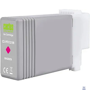 Картридж струйный Cactus CS-PFI121M PFI-121 M пурп.пигм. (130мл) для Canon imagePROGRAF TM-250/255/350/355