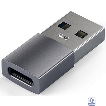 Satechi [ST-TAUCM] Адаптер Type-C USB Adapter USB 3.0 to Type-C, Серый ST-TAUCM