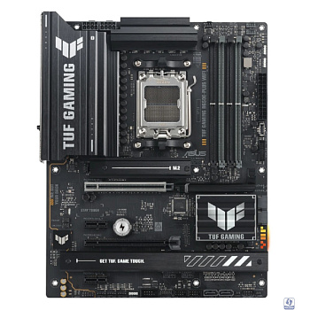 ASUS TUF GAMING B650E-PLUS WIFI (Socket AM5, ATX, 4xDDR5(256GB), DP/HDMI, 1xPCIe 5.0x16/1xPCIe 4.0x16/2xPCIe 4.0, 1xLAN (2.5GbE), Wi-Fi, BT, 4xSATA 6Gb/s, 3xM.2, 1xType-C, 3xUSB 3.2, 6xUSB 2.0)