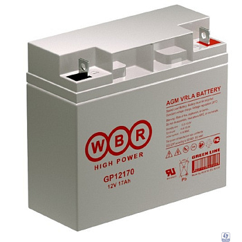 WBR Батарея GP12170 (12V/18Ah) под гайку и болт М5