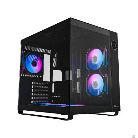Case Ocypus Iota C70 BK ARGB ATX / win / black / 6 ARGB fans / no PSU / Tempered Glass