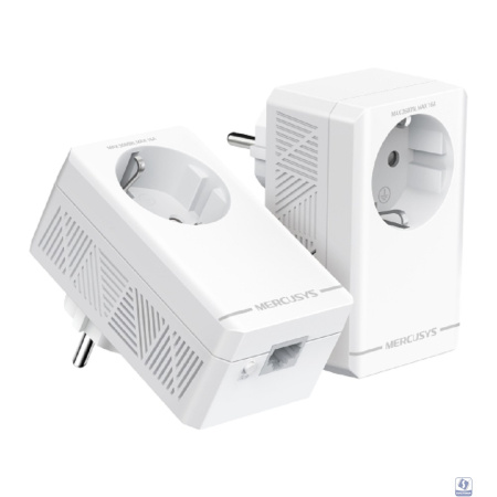 Mercusys MP500P KIT AV1000 Комплект гигабитных Powerline-адаптеров со встроенной розеткой