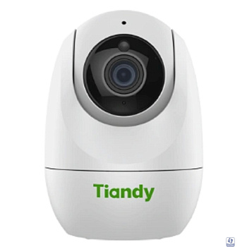 Tiandy TC-H332N 9DA-4 компактная поворотная домашняя, 3Мп, 2304х1296@20к/c, DWDR, цвет: 0.05лк, S+265, H.265(HP), S+264, H.264(HP, MP, BP), объектив 4мм, встроенные микрофон и динамик, G.711A, G.711U 