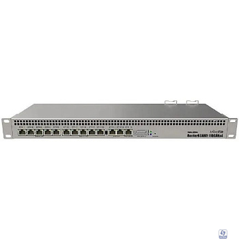 MikroTik RB1100DX4 Dude Edition Маршрутизатор, в стойку, 13x 1G Ethernet, 2x SATA3, 2x M.2, 60Gb SSD