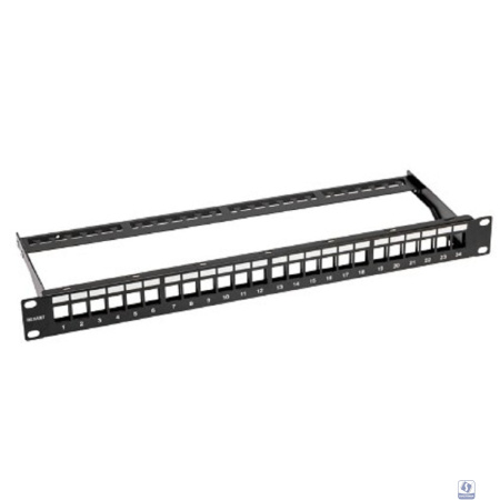 Rexant (02-0053) Панель коммутационная наборная 19", 1U, 24 порта, UTP