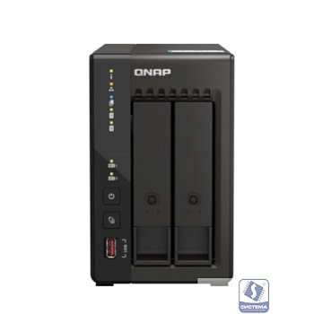 Сетевое хранилище NAS Qnap Original TS-253E-8G 2-bay настольный Celeron J6412