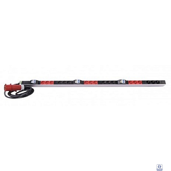 REM Верт блок розеток, мониторинг, измерение, 3 фазы 32А, авт, 18S, 1820 мм, вх IEC 309, шнур 3м R-MC8-3x32-18S-A-MI-1820-3-3PN