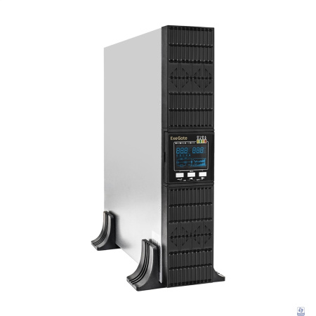 Exegate EX296959RUS ИБП On-line ExeGate PowerExpert ULS-575-6kVA.LCD.AVR.T.USB.RS232.SNMP.2U <6000VA/6000W, On-Line, PF=1, LCD, клеммы, RS232, USB, SNMP-slot, EPO, батареи внешние 192В/240В суммарной 