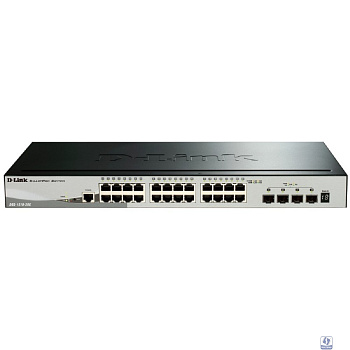 D-Link DGS-1510-28X/A1A PROJ Управляемый L2+ стекируемый коммутатор с 24 портами 10/100/1000Base-T и 4 портами 10GBase-X SFP+