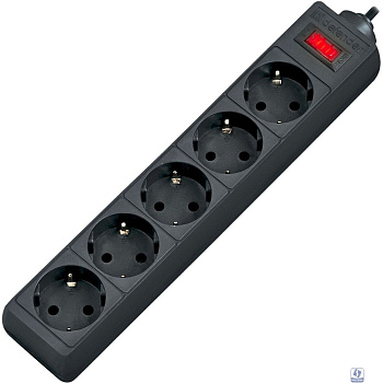 Defender Фильтр ES, 3.0м Коробка 5 розеток, черный [99485]