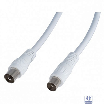 PERFEO Кабель ТВ вилка - ТВ розетка, длина 2 м. (T5002) 