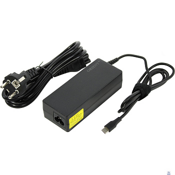 ORIENT PU-C87W, Сетевое зарядное устройство с функцией быстрой зарядки, мощность 87Вт, Quick Charge 3.0+Power Delivery, выход: Type-C кабель 1.8 метра, DC 5-20В, 4.3А max, цвет черный (31124)