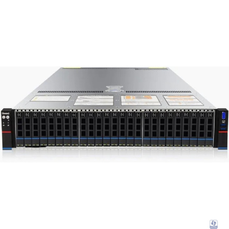 Gooxi SL201-D24R-NV-G4 2U, 2xLGA4677; 32x DDR5;24x 2.5" SATA/SAS/NVMe;2x 2.5" rear SAS/SATA; 2x 2.5" rear NVMe;2х M.2 NVMe 2280;2xPCIe 5.0x16; 4xPCIe 5.0x8; 2x OCP3.0; no LAN;  IPMI; RAIL; 2x1300W