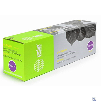 Тонер Картридж Cactus CS-TN241Y желтый для Brother HL-3170CDW (1400стр.)