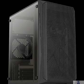 Formula CS-107 Black (mATX, без БП, Window, USB3.0 x1, USB2.0 x1, 12cm black fan x 1)