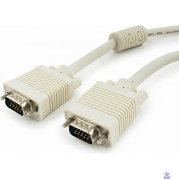 Gembird/Cablexpert CC-PPVGA-15m, Кабель VGA Premium ,15M/15M,15м, двойн. экран,феррит. кольца,пакет 