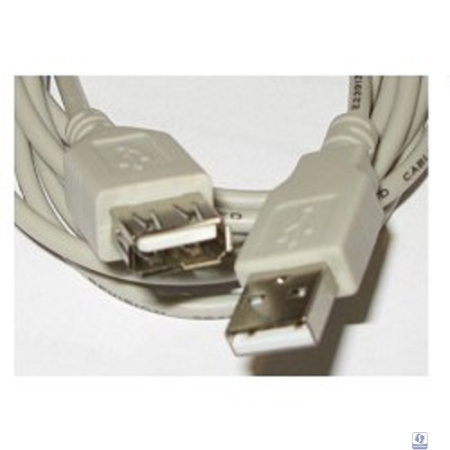 Gembird PRO CCF-USB2-AMAF-6 USB 2.0 кабель удлинительный 1.8м AM/AF  позол.конт., фер.кол.,  пакет 