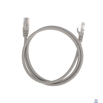 Rexant (02-0290-1) Патч-корд U/UTP, CAT 6, RJ45-RJ45, 26AWG, LSZH, серый, 1м