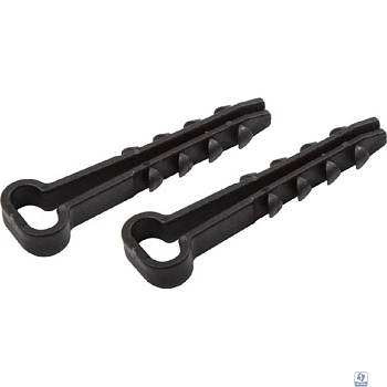 PROconnect (07-4621) Дюбель-хомут 5-10мм, прямоугольный, черный (100 шт/уп)