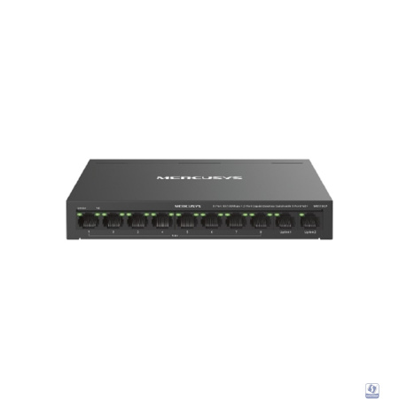 Mercusys MS110CP Настольный коммутатор с 8 портами PoE+ 10/100 Мбит/c и 2 гигабитными портами