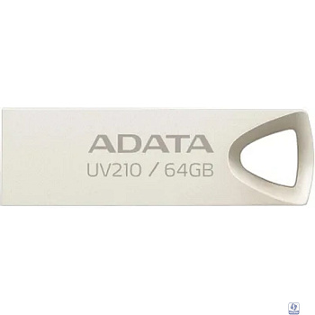 A-DATA Flash Drive 64GB USB 2.0 UV210 золотой мет. AUV210-64G-RGD