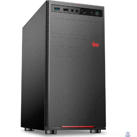 IRU Planio 310H6SEV MT i3 12100 (3.3) 8Gb SSD256Gb UHDG 730 FreeDOS GbitEth 400W черный (RUS) (2112567)