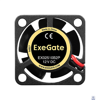 Exegate EX295213RUS Вентилятор 12В DC ExeGate EX02510B3P (25x25x10 мм, 2-Ball (двойной шарикоподшипник), 3pin, 10500RPM, 23.2dBA)