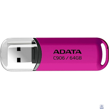 A-DATA Flash Drive 64GB <AC906-64G-RPP> Classic C906, USB 2.0, Фиолетовая