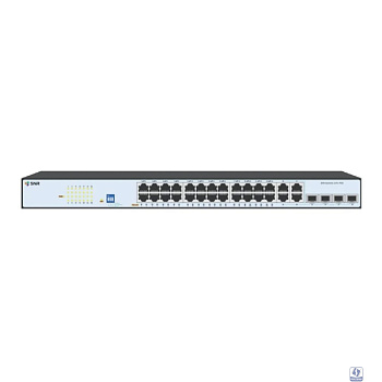 SNR SNR-S2300G-24TC Управляемый Web-smart коммутатор уровня 2, 24 порта 10/100/1000Base-T, 4 порта Combo 10/100/1000Base-T|100/1000Base-X SFP, встроенный БП ~220V AC