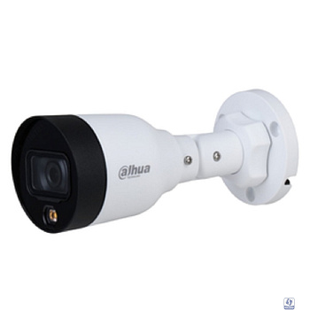 DAHUA DH-IPC-HFW1439SP-A-LED-0280B-S4 Уличная цилиндрическая IP-видеокамера FullColor 4Мп, 1/3” CMOS, объектив 2.8мм, микрофон, LED 30м, IP67, металл