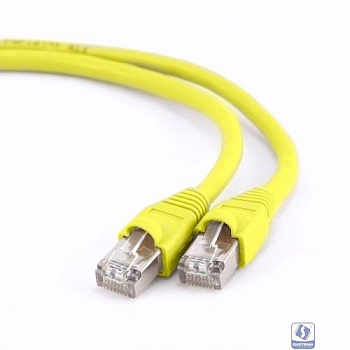 Патч-корд FTP Cablexpert PP6-10M/Y-O кат.6, 10м, литой, многожильный (жёлтый)