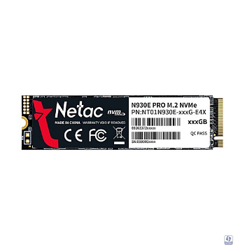 Накопитель SSD Netac PCI-E 3.0 512Gb NT01N930E-512G-E4X N930E Pro M.2 2280