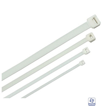 ITK Хомут-стяжка для кабеля 3,6х300мм нейлон белый (100шт)