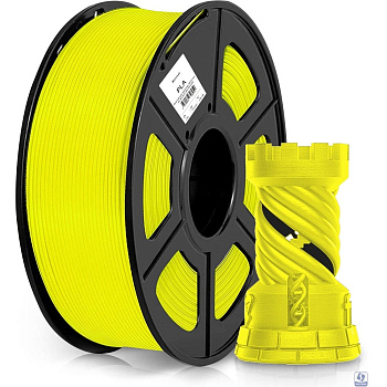 Пластик для принтера 3D Cactus CS-3D-PLA-1KG-YELLOW PLA d1.75мм 1кг L330м 1цв.