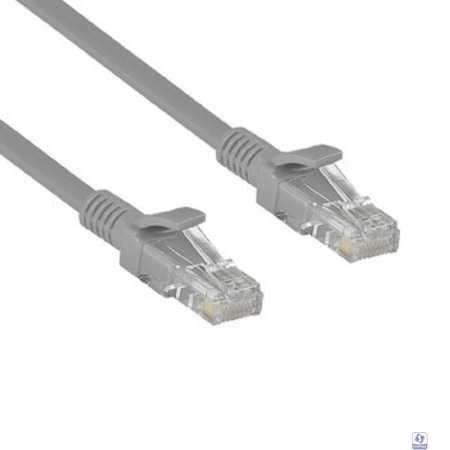 Exegate EX282009RUS Патч-корд медный UTP-RJ45-RJ45-5e-CU-0,5M-GY, UTP, cat.5e, 0.5м, серый