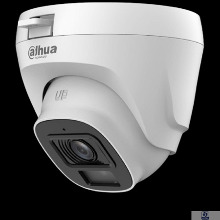 DAHUA DH-HAC-T5E20P-A-0280B Уличная турельная HDCVI-видеокамера 2Мп CMOS, объектив 2.8мм, ИК-подсветка до 20м, корпус: пластик