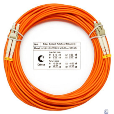 Cabeus FOP-62-LC-LC-20M ШНУР ОПТИЧЕСКИЙ DUPLEX LC-LC 62,5/125 MM 20М LSZH