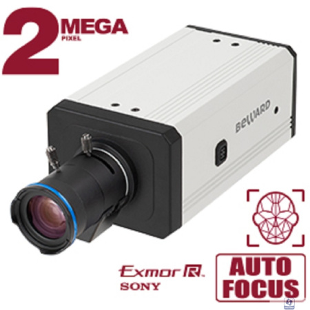 BEWARD SV2218M2 Корпусная IP-камера 2 Мп, 1/2'' КМОП Sony Exmor R, 0.001 лк (день)/0.0005лк (ночь), 2xWDR до 140 дБ, 3 потока H.265/Н.264/MJPEG