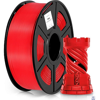 Пластик для принтера 3D Cactus CS-3D-TPU-0.8KG-RED TPU d1.75мм 0.8кг 1цв.
